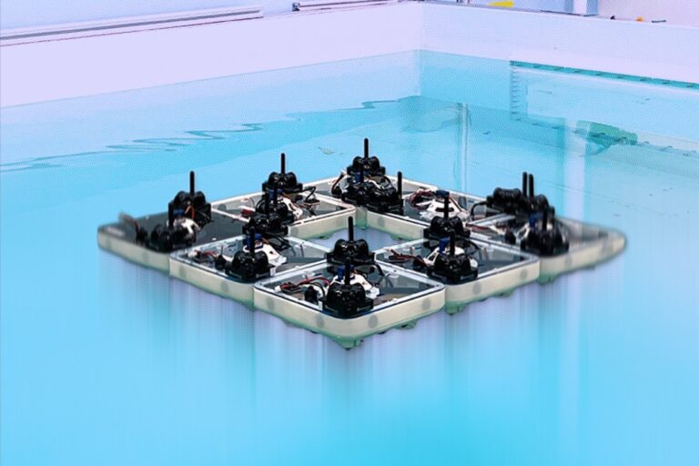 Tiny robot boats build floating structures | MIT News